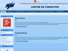 Tablet Screenshot of fnti-formation-taxi.com